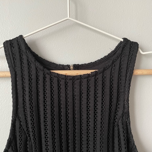 Poetry Cropped Sleeveless Fringe Blouse Size Medium - Picture 5 of 8